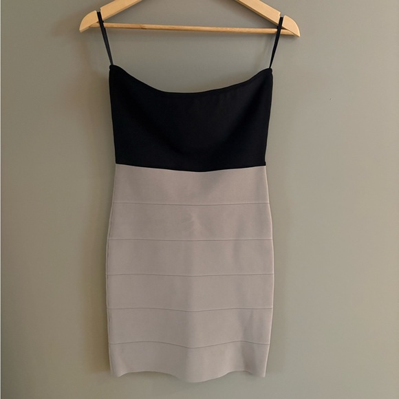 BCBGMaxazria Bodycon Strapless Bandage Dress - Picture 6 of 6
